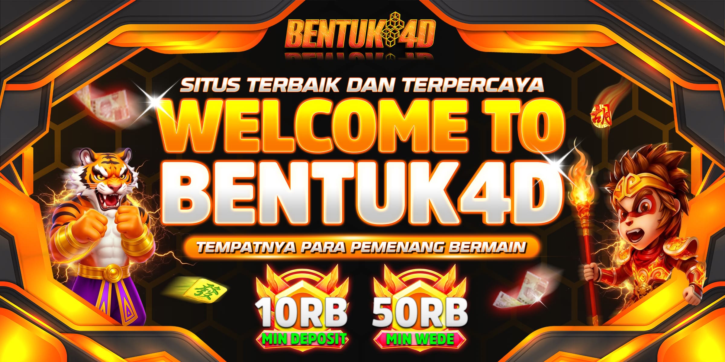 Banner Selamat Datang Penyambut Member Setia Bentuk4D